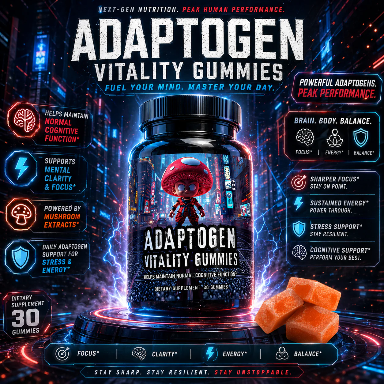 Adaptogen Vitality Gummies by Project M - Image 4