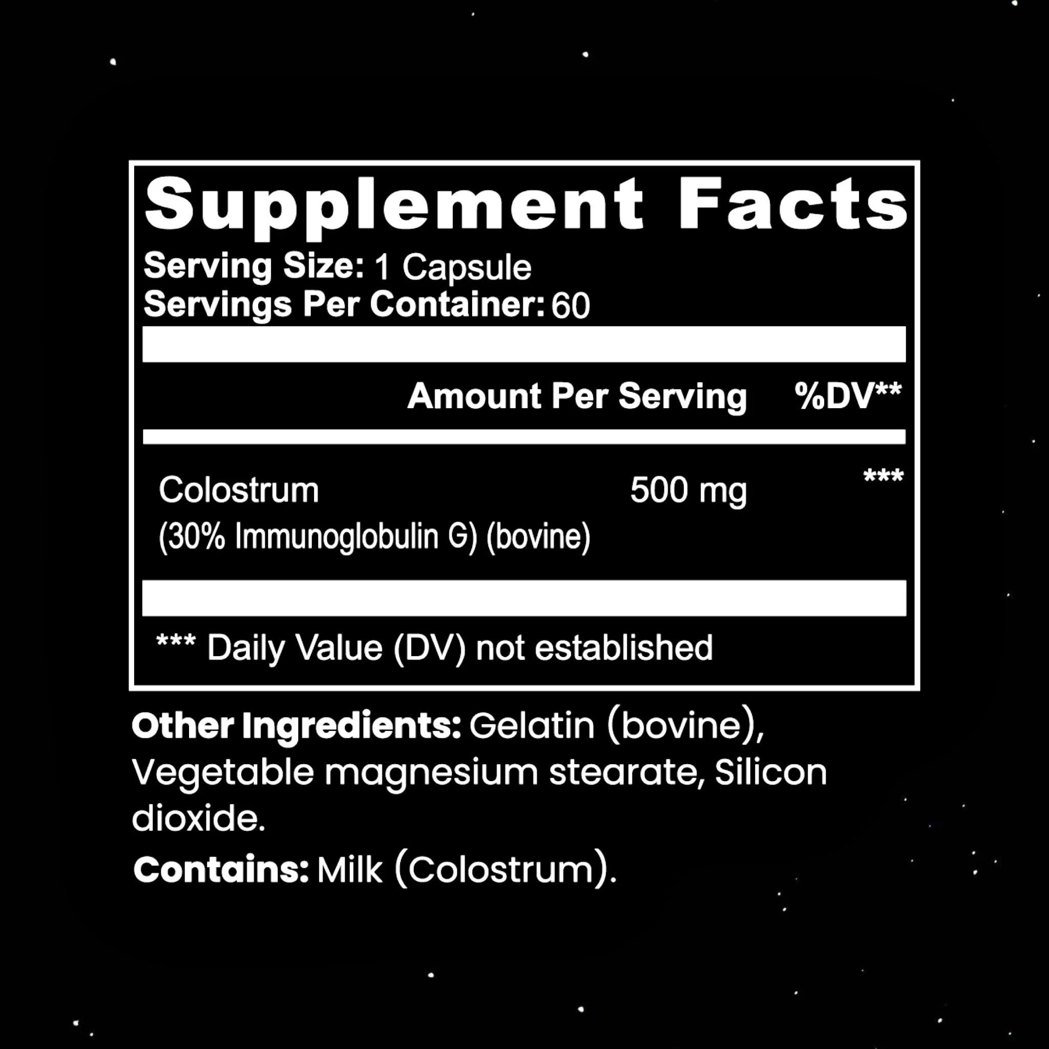 Colostrum Capsules by Project M - Image 2