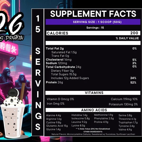 Cookies & Cream Whey Isolate 15 Serving - Image 5