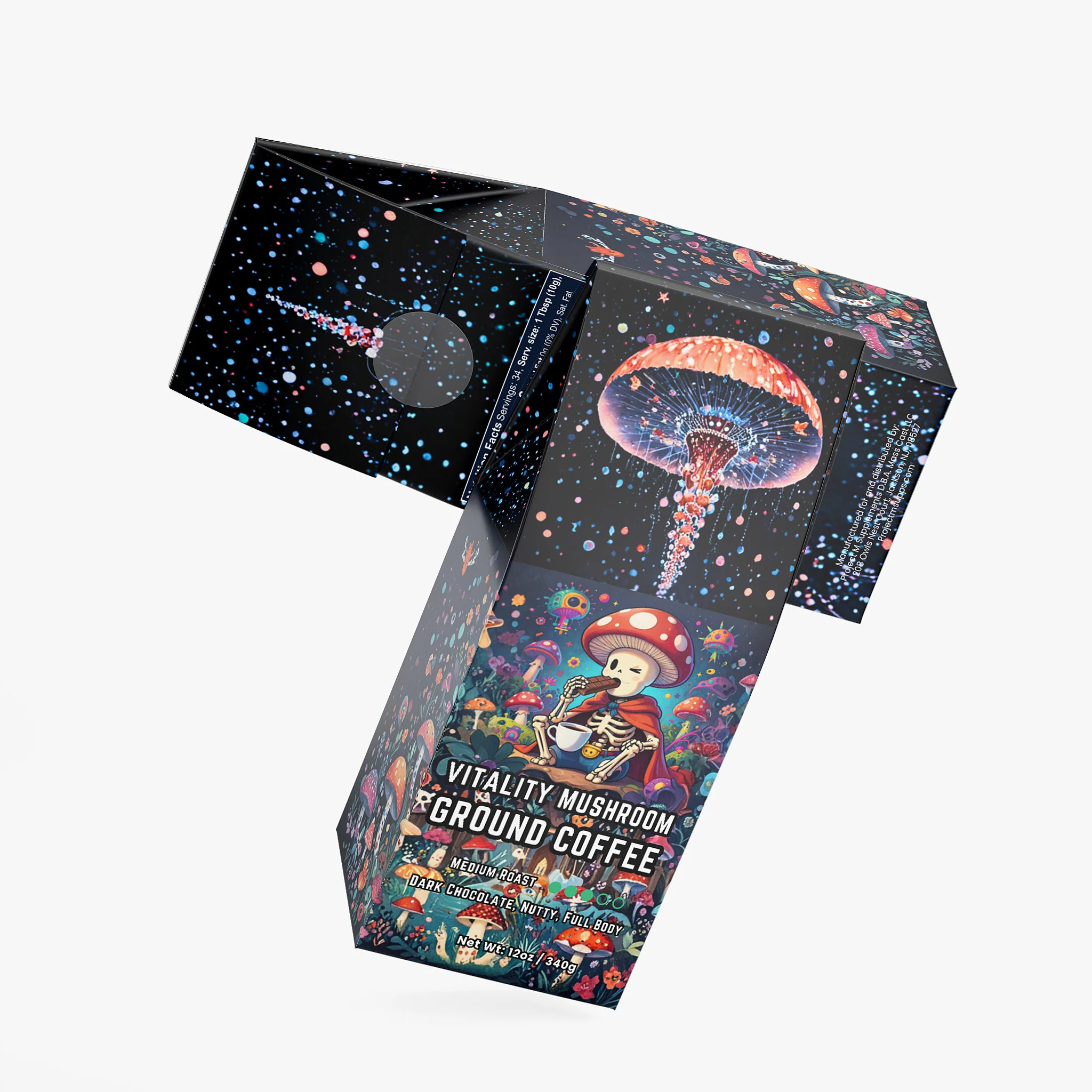 Vitality Mushroom Coffee (Medium Roast) by Project M - Image 5