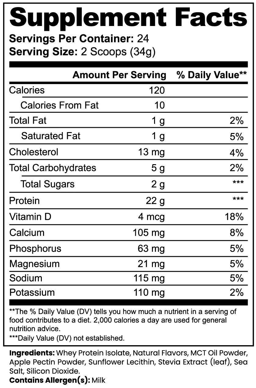 Whey Protein Isolate (Vanilla) by Project M - Image 5